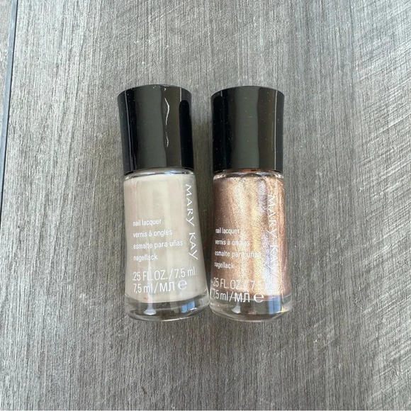 MARY KAY Rosy Encore NAIL LACQUER and Gallery Gray  • NEW - Picture 4 of 5